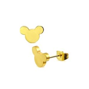 🌵4/$30 New Gold Mickey Mouse Stud Earrings